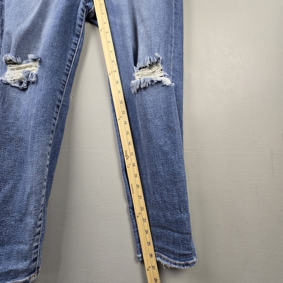 GOOD AMERICAN Good Legs Crop Skinny Denim Jean Pants High Rise Blue Womens Sz 15 - Picture 13 of 13